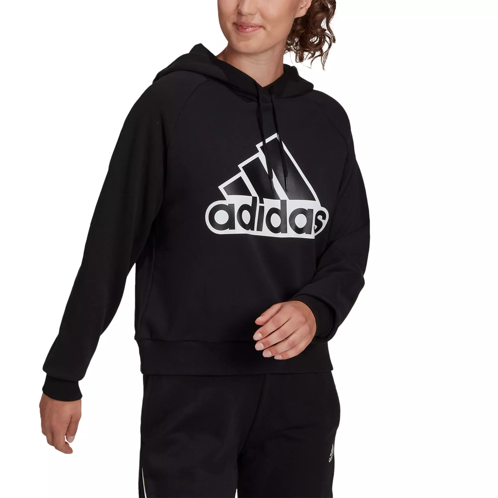 Small adidas 2024 logo hoodie